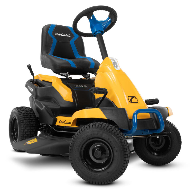 Cub Cadet CC30E - 30" Electric Rear Engine Riding Lawn Mower for Effortless Grooming